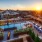 Pool Deck Aerial Evening